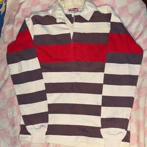 Vintage Rugged Wear LTD Rugby Shirt Adult Large 80s 90s Rugby Polo Shirt